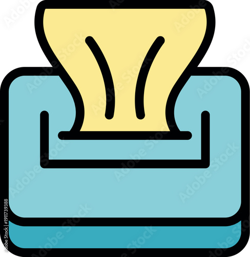 Wet wipes emerging from a portable package, ready for cleaning and hygiene