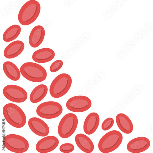 Red blood cells medical background