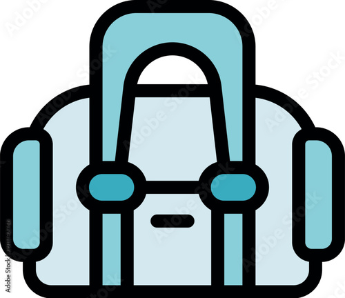 Small travel bag featuring convenient storage compartments and a secure closure system, ideal for short trips and carrying essential belongings