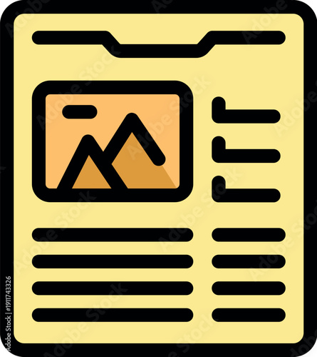 Online news article displaying current events with picture and written content