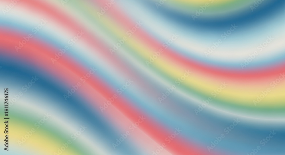 Obraz premium Soft Colorful Waves