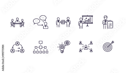 World Travel and Tourism Concept with Landmarks Icons Flat Vector Illustration