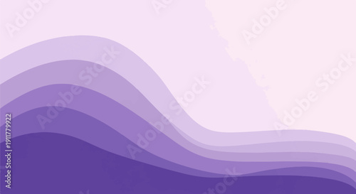Soft, flowing waves of purple and pink hues create a gentle, abstract gradient background