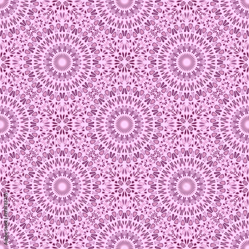 Bohemian abstract mandala flower pattern background design