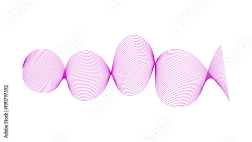 Digital frequency track equalizer. Stylized line art background. Vector illustration. abstract background with business lines