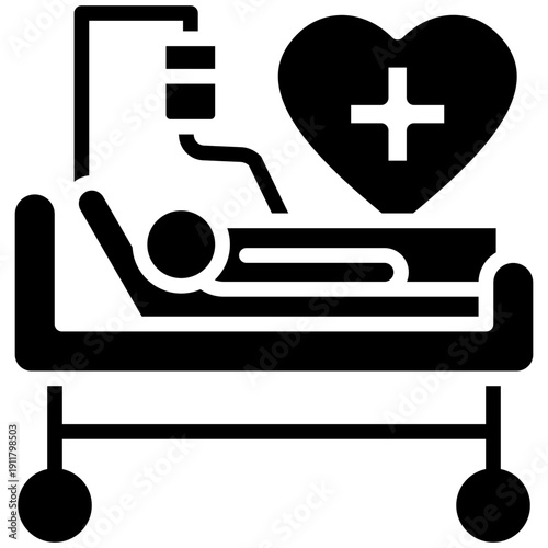 Medical Treatment glyph icon