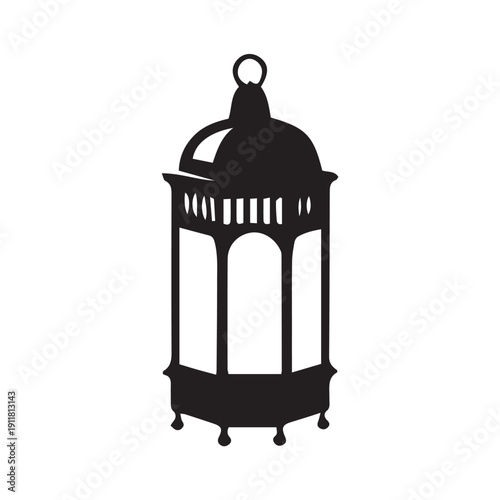 vector illustration of a lantern
