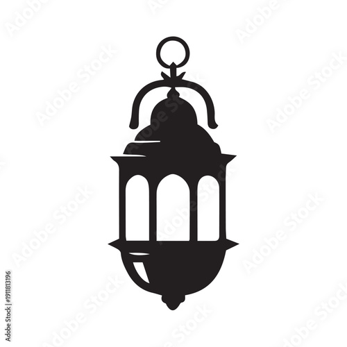 vector illustration of a lantern
