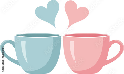 cup of coffee with hearts