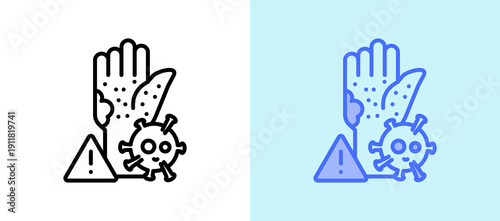 Infectious Disease whitegreen icon