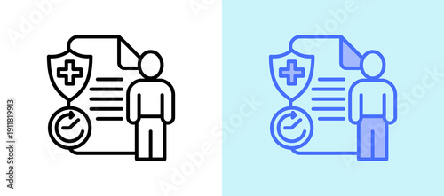 Emergency Treatment whitegreen icon