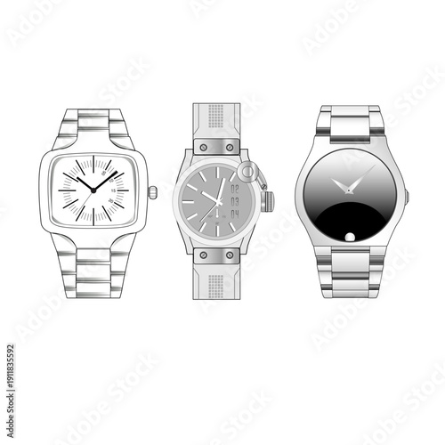Wristwatch Vector