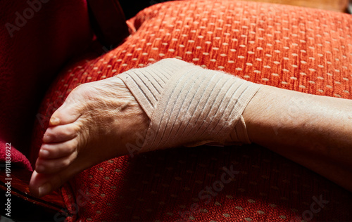 Canvastavla Ankle brace