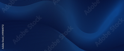 Luxury background design with diagonal abstract blue   line pattern in dark color. Vector horizontal template for business banner, premium invitation, voucher, prestigious gift certificate.