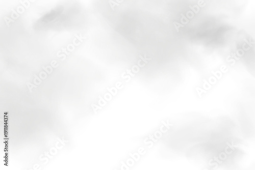 Realistic Fog Texture Isolated on Transparent Background PNG.