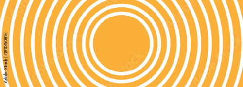 Luxury patern backround Gold Yellow Line Round Shape. Abstract caramel background. Psychedelic style retro striped Wave pattern in toffee color. EPS Vector illustration