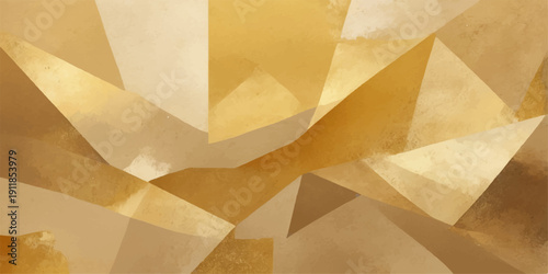 Aged vintage brown grunge paper texture with a crumpled geometric pattern and blank cardboard material design creates an old textured backdrop for an art illustration page