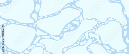 Abstract background seamless pattern with colorful waves. Trendy vector illustration in retro psychedelic style