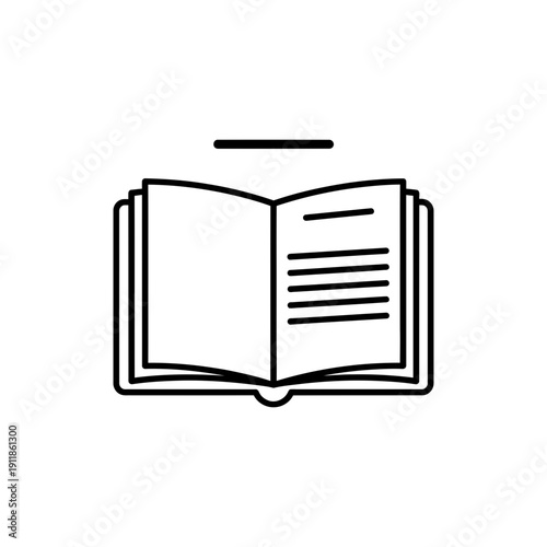 Ledger Book Accounting Finance Icon Illustration