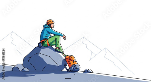 skier on the slope