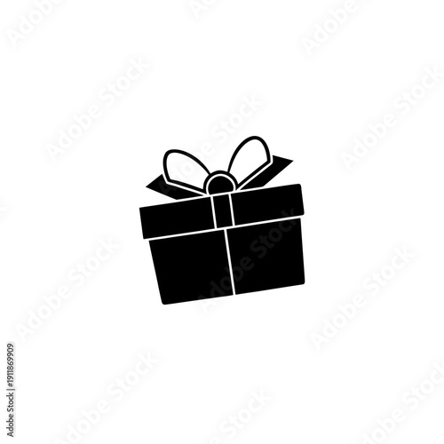 Elegant black gift box tied with a decorative bow for special occasions