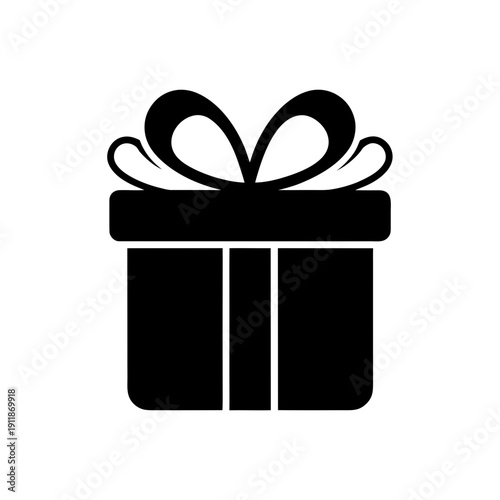 A stylish gift box with a decorative bow ribbon on top.