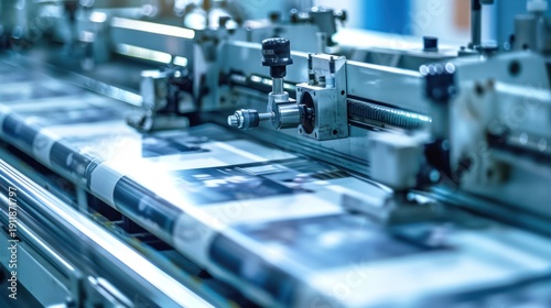 Printing machine paper industrial production manufacturing low speed shutter