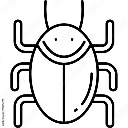 Bug Outline Icon