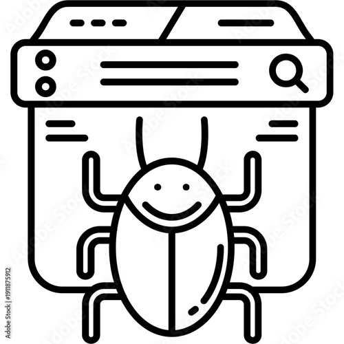 Debug mode Outline Icon