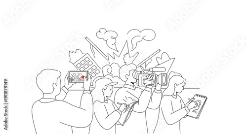 Group of People Discussing Documents Together.