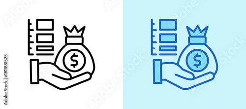 Credit Rating whitegreen icon