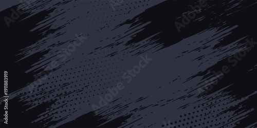 Abstract Midnight Blue Grunge Texture with Stealth Halftone Patterns