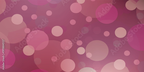 Abstract Pink Bokeh Background with Soft Blurry Circles and Light Effects.