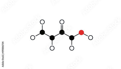 vector illustration of a molecule