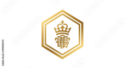 Luxury Gold Logo Design Element.