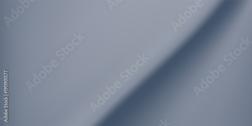 Silver foil background with metal mirror texture. Chrome gradient surface with light gloss simple abstract