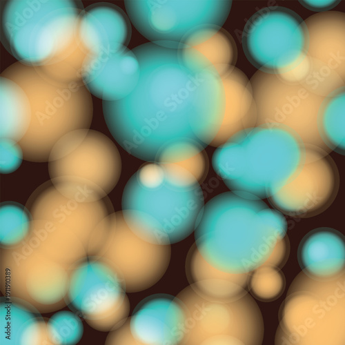 Magic abstract color shining bokeh on color background. Frame with lights and sparks glitter glowing effect. Lens flare Christmas or New Year holiday card.