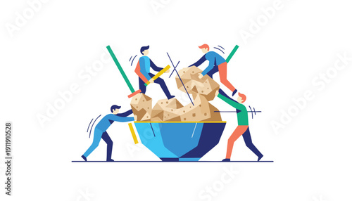 Dedicated Team Mobilizing Complex Resource Allocation and Challenging Workloads in Corporate Strategy