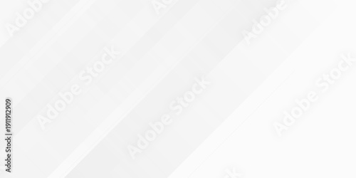 Modern abstract white backdrop with elegant shape design. Abstract white geometric shape background. Modern square shape graphic elements. Horizontal banner template.