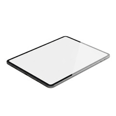 A white square object with a black border on a white background