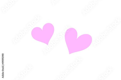 ピンクのハートアイコン