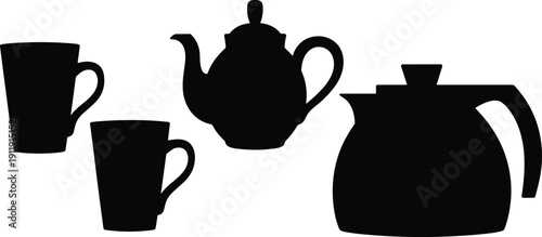 Silhouette of a person playing electric guitar with expressive posture, isolated on white background, ideal for music, performance, and artistic concept themes.