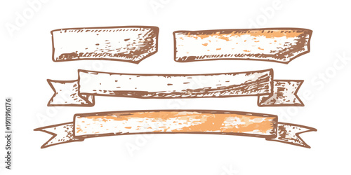 Three different types of vintage swords displayed on a white background Vector