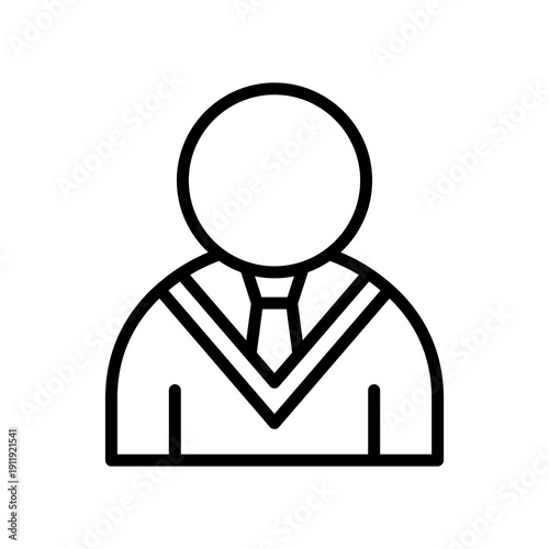 Student line icon