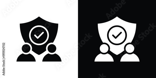 Dependability Icon Sheet Black And White