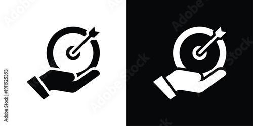 Objectivity Icon Sheet Black And White