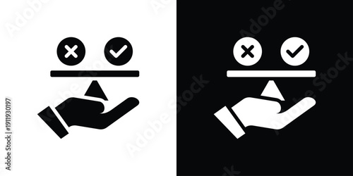 Ethical Icon Sheet Black And White