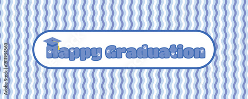 Graduation Day banner with mortarboard cap and Class of 2026 lettering