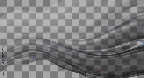 Metallic Flow Abstract Wavy Texture Smooth Glossy Surface Monochrome Gray Silver Opaque Checkerboard Pattern