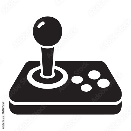 Retro Arcade Joystick Controller for Classic Video Games, Vintage Gaming Input Device